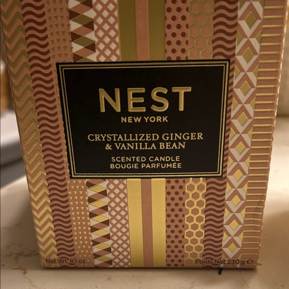 Nest crystalized ginger & vanilla bean scented candle ! - Picture 3 of 3